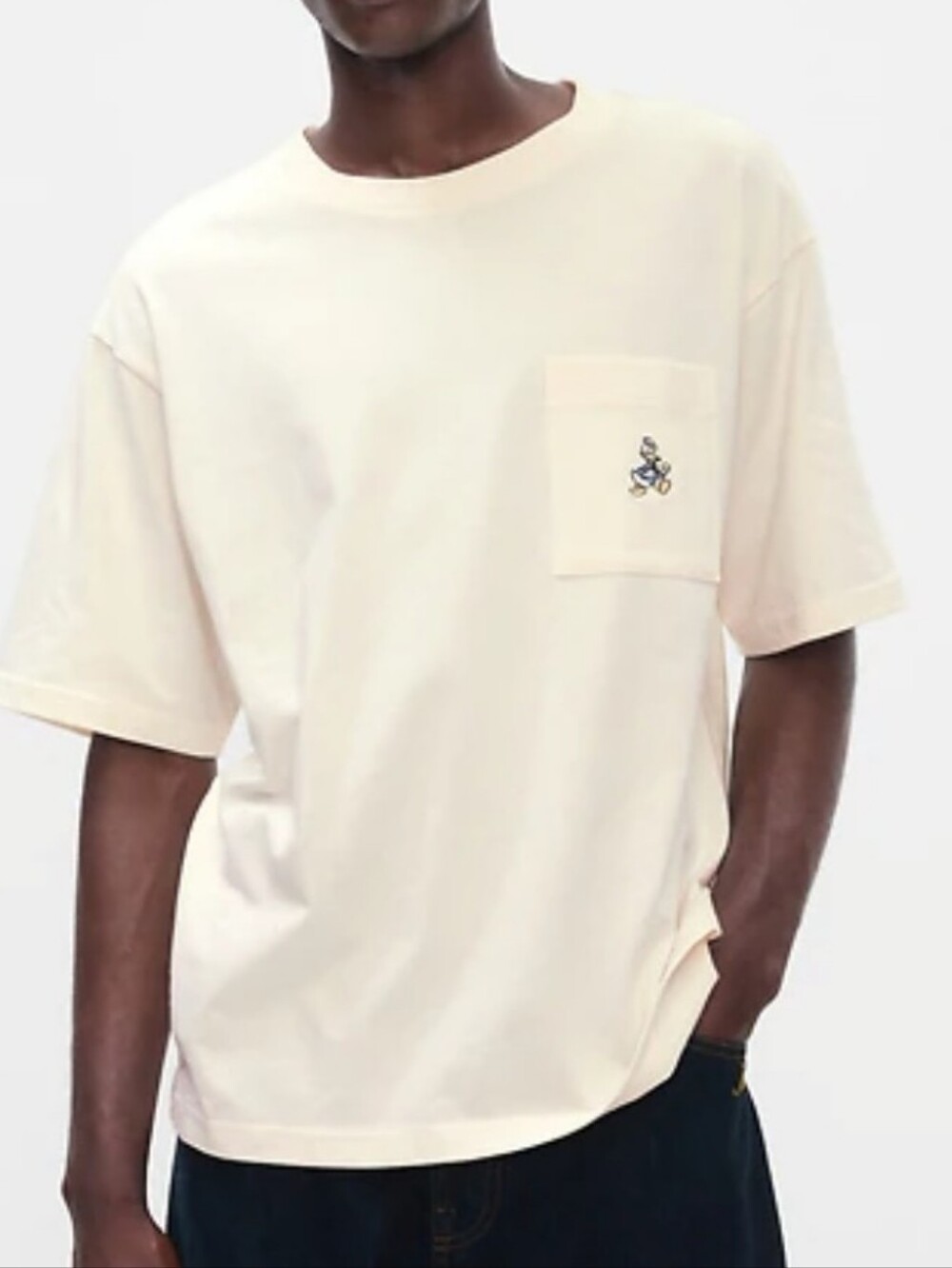 Gap x Disney Cream Heavyweight Pocket T‑Shirt/ NWT